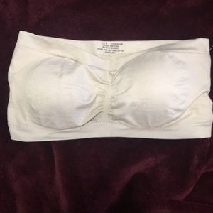 Bandeau style bra with REMOVABLE padding